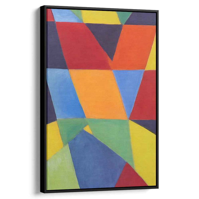 Vibrant Bold Strokes: Bold Colorful Canvas Art Print