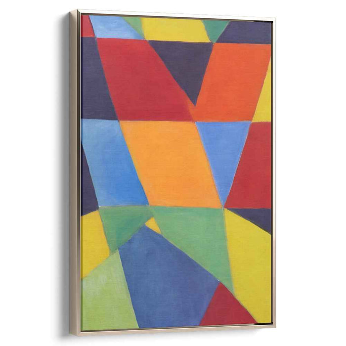Vibrant Bold Strokes: Bold Colorful Canvas Art Print