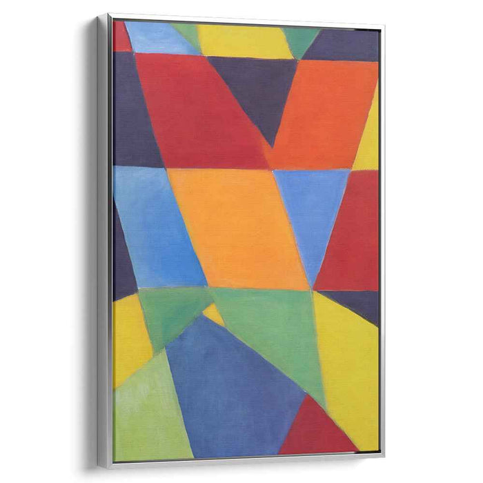 Vibrant Bold Strokes: Bold Colorful Canvas Art Print