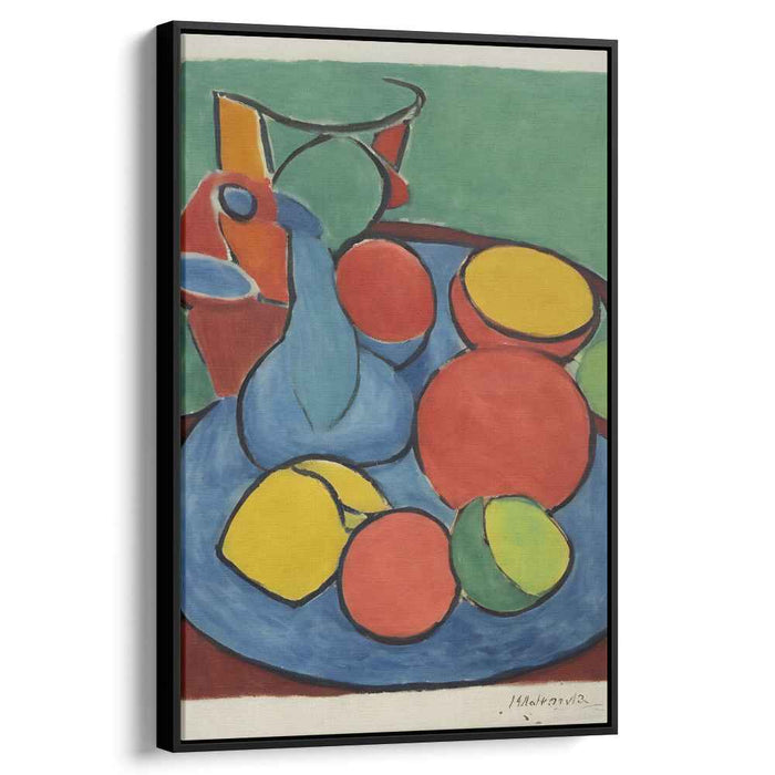 Abstract Brushstroke Harmony: Modernist Still Life Interpretation Canvas Art