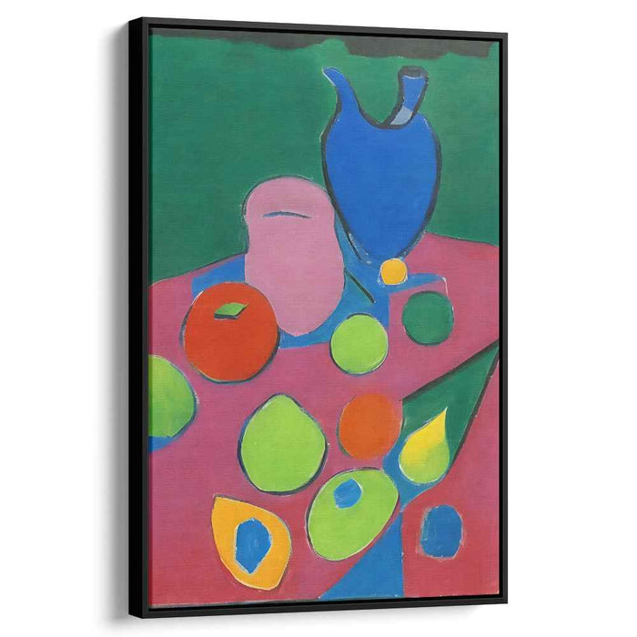 Abstract Perception Study: Modernist Still Life Interpretation Canvas Art