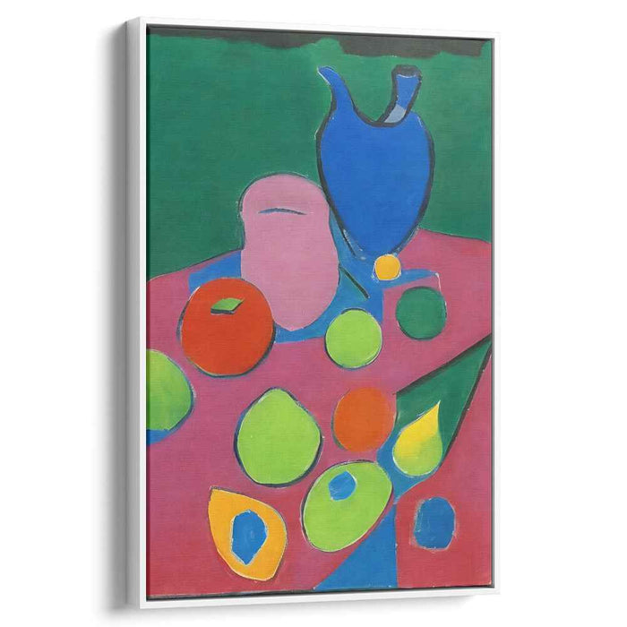 Abstract Perception Study: Modernist Still Life Interpretation Canvas Art