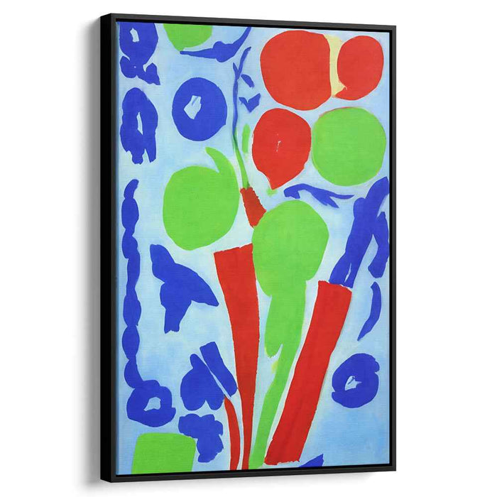 Vivid Chroma Clash: Bold Primary Color Canvas Art Print