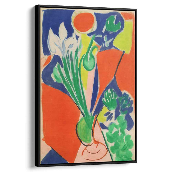 Wild Blooms Dance Freely: Fauvist Inspired Floral Expression Canvas Art