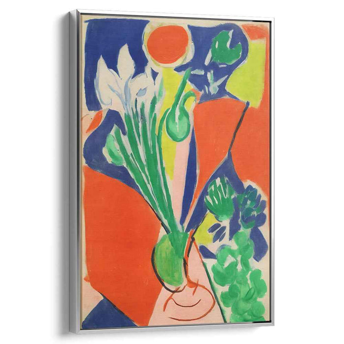 Wild Blooms Dance Freely: Fauvist Inspired Floral Expression Canvas Art