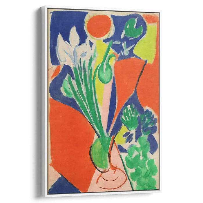 Wild Blooms Dance Freely: Fauvist Inspired Floral Expression Canvas Art