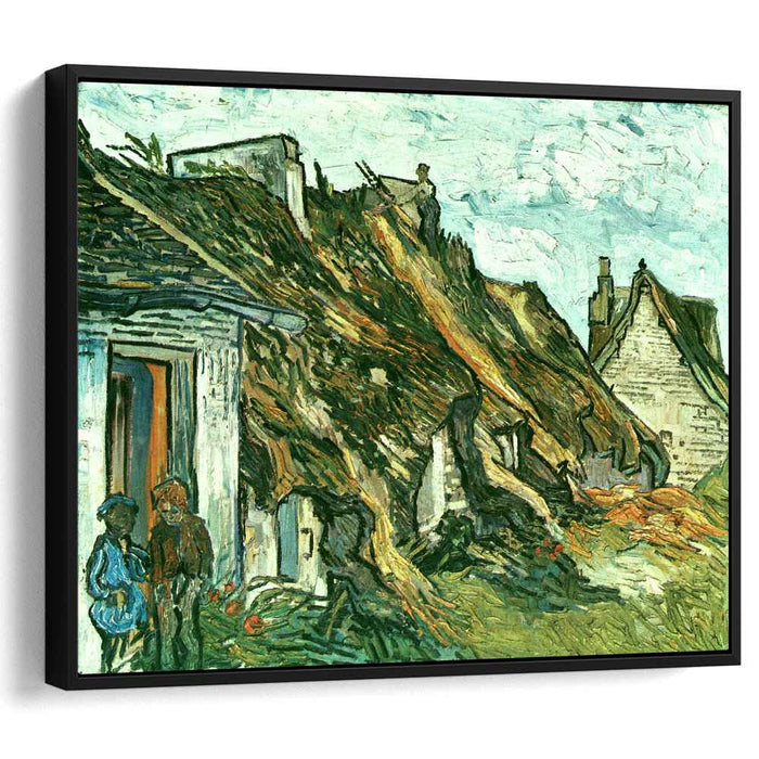 Thatched Cottages in Chaponval, Auvers-sur-Oise by Vincent van Gogh