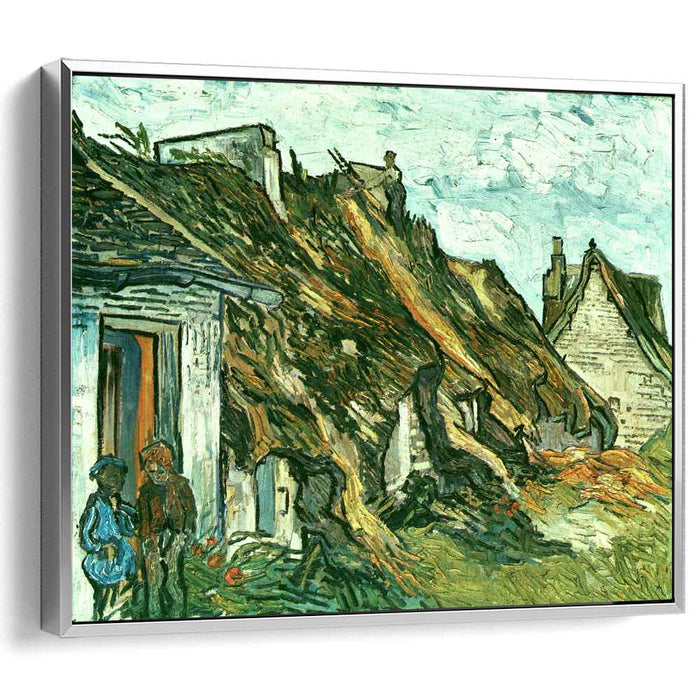 Thatched Cottages in Chaponval, Auvers-sur-Oise by Vincent van Gogh