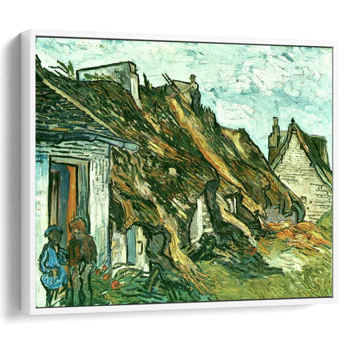 Thatched Cottages in Chaponval, Auvers-sur-Oise by Vincent van Gogh