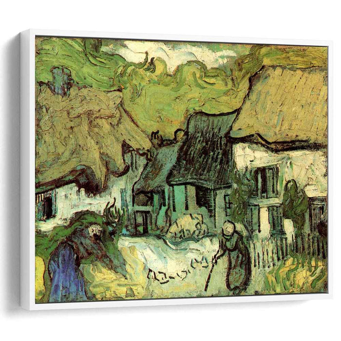 Thatched Cottages in Jorgus (1890) by Vincent van Gogh