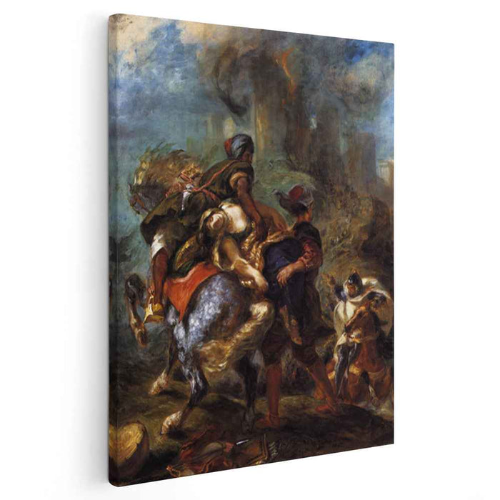 The Abduction of Rebecca (1846) by Eugene Delacroix