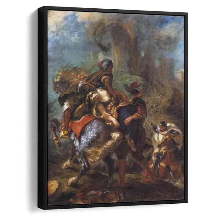 The Abduction of Rebecca (1846) by Eugene Delacroix