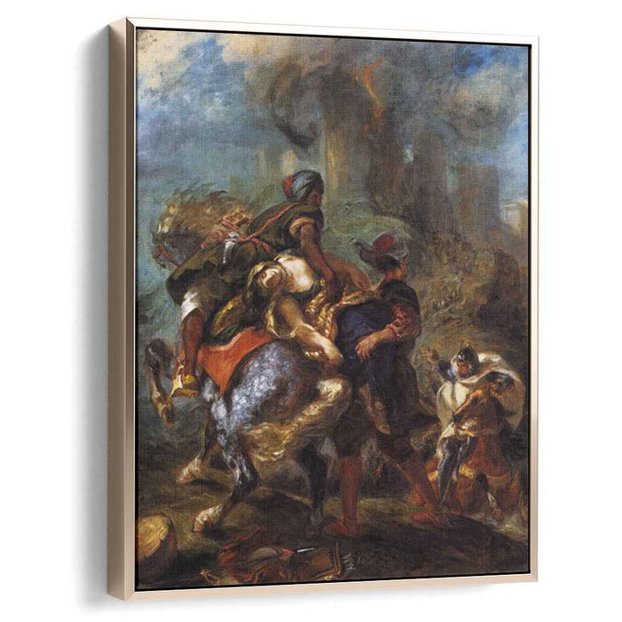 The Abduction of Rebecca (1846) by Eugene Delacroix