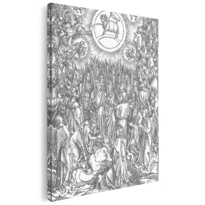 The Adoration of the Lamb and the Hymn of the Chosen (1498) by Albrecht Durer