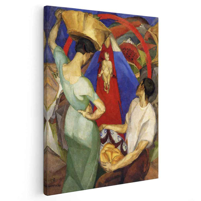 The Adoration of the Virgin (1913) by Diego Rivera