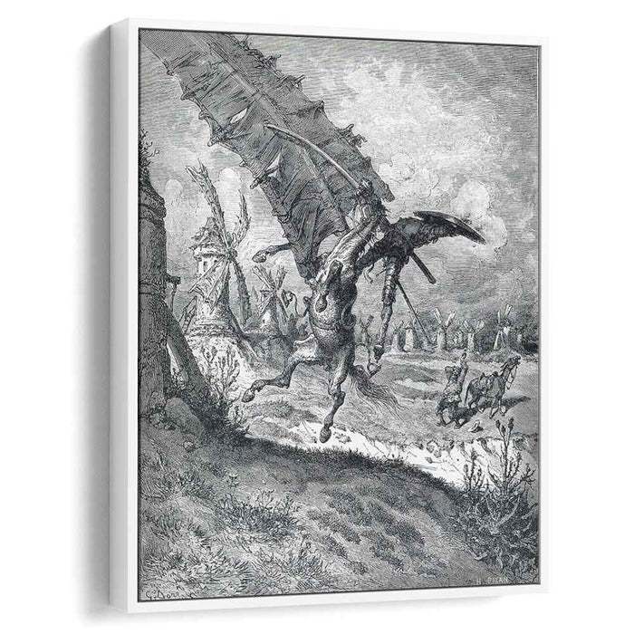 The Adventure with the Windmills (1868) by Gustave Dore