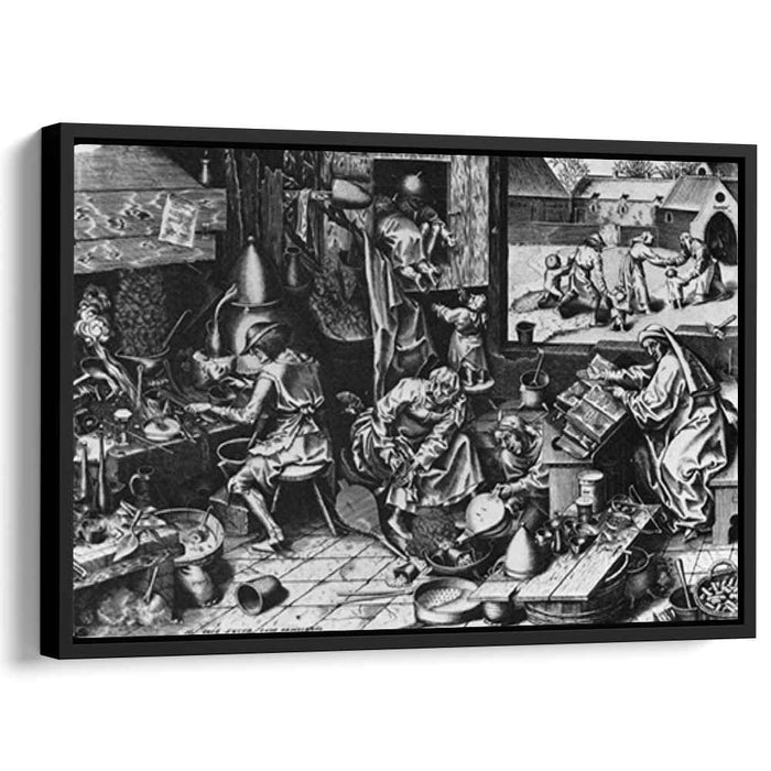 The Alchemist by Pieter Bruegel the Elder