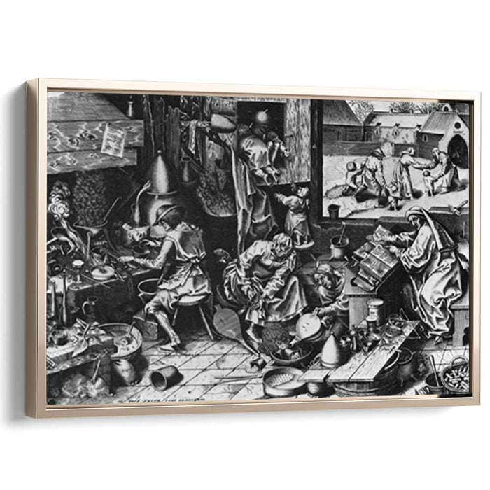 The Alchemist by Pieter Bruegel the Elder
