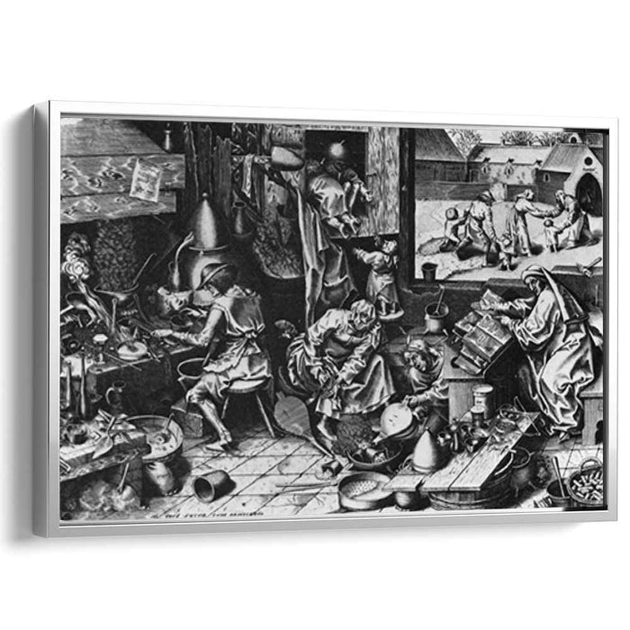 The Alchemist by Pieter Bruegel the Elder