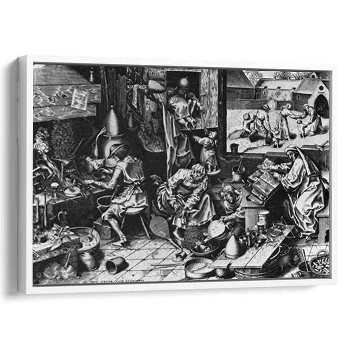 The Alchemist by Pieter Bruegel the Elder