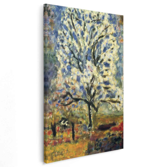The almond tree in blossom by Pierre Bonnard