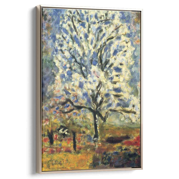 The almond tree in blossom by Pierre Bonnard