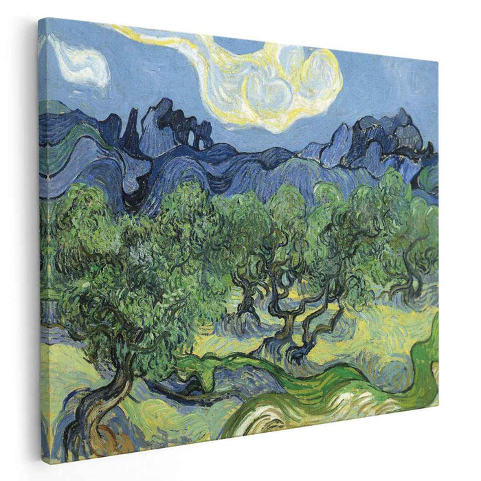 The Alpilles with Olive Trees in the Foreground (1889) by Vincent van Gogh