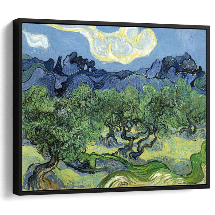 The Alpilles with Olive Trees in the Foreground (1889) by Vincent van Gogh