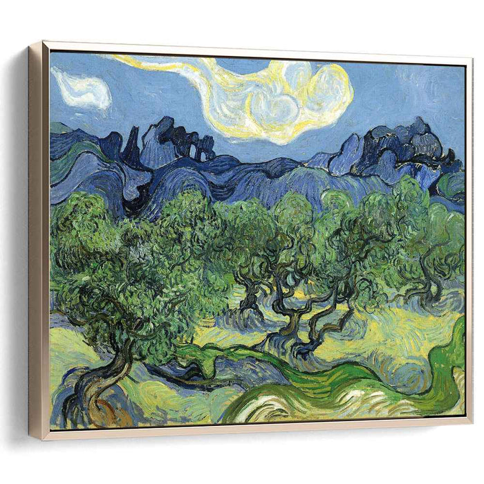 The Alpilles with Olive Trees in the Foreground (1889) by Vincent van Gogh