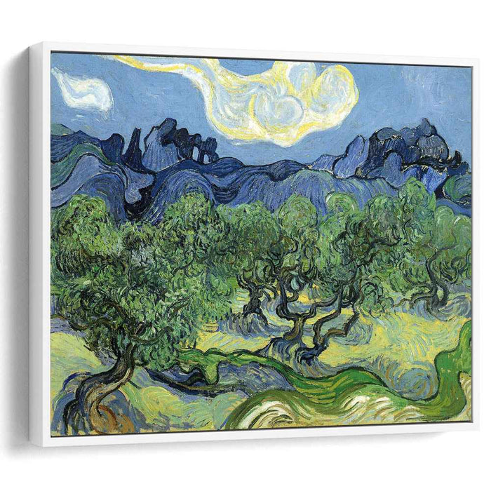 The Alpilles with Olive Trees in the Foreground (1889) by Vincent van Gogh