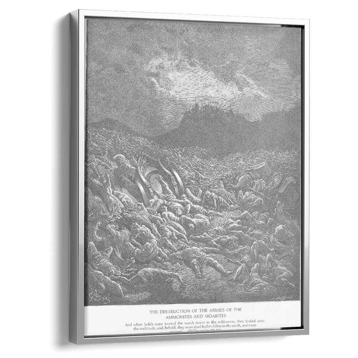 The Ammonite and Moabite Armies Are Destroyed by Gustave Dore