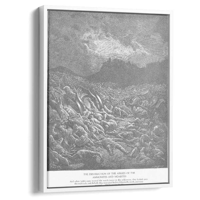 The Ammonite and Moabite Armies Are Destroyed by Gustave Dore