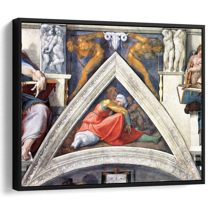 The Ancestors of Christ: Asa (1509) by Michelangelo