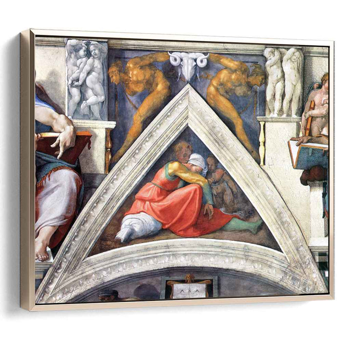 The Ancestors of Christ: Asa (1509) by Michelangelo