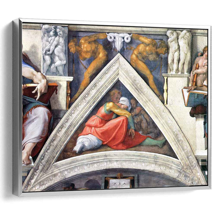 The Ancestors of Christ: Asa (1509) by Michelangelo