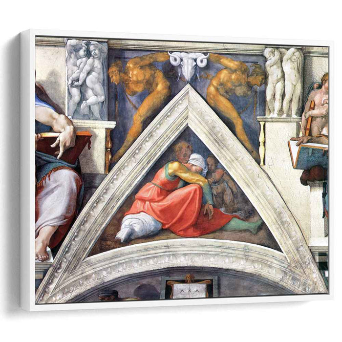 The Ancestors of Christ: Asa (1509) by Michelangelo