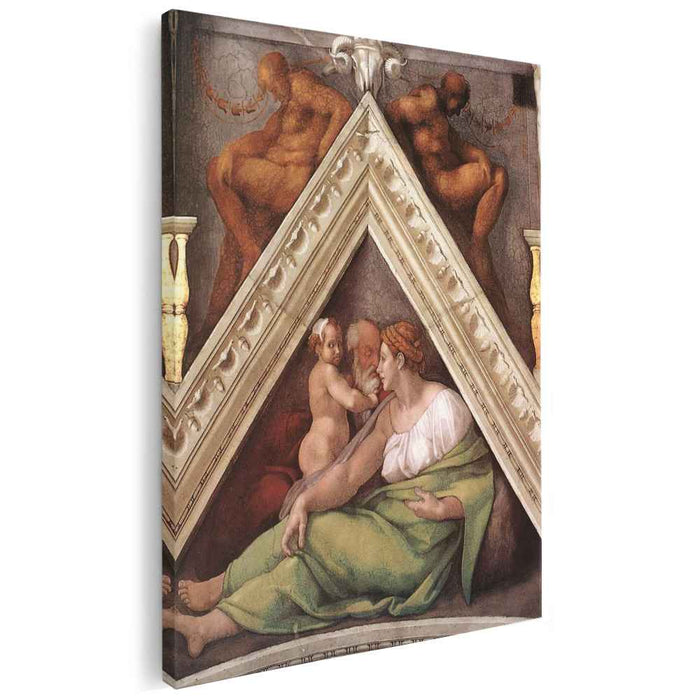 The Ancestors of Christ: Hezekiah (1509) by Michelangelo