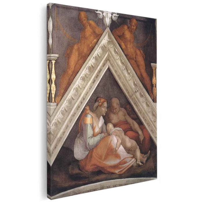 The Ancestors of Christ: Zerubbabel (1509) by Michelangelo