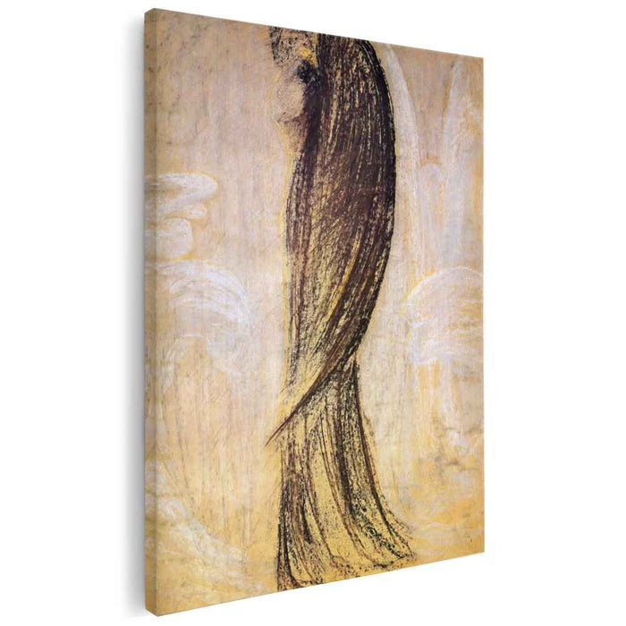 The angel (1905) by Mikalojus Konstantinas Ciurlionis