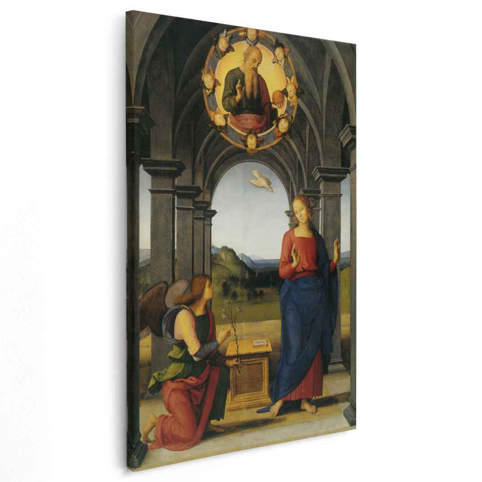 The Annunciation of Mary (1489) by Pietro Perugino
