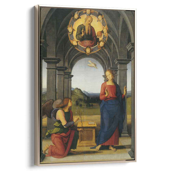 The Annunciation of Mary (1489) by Pietro Perugino