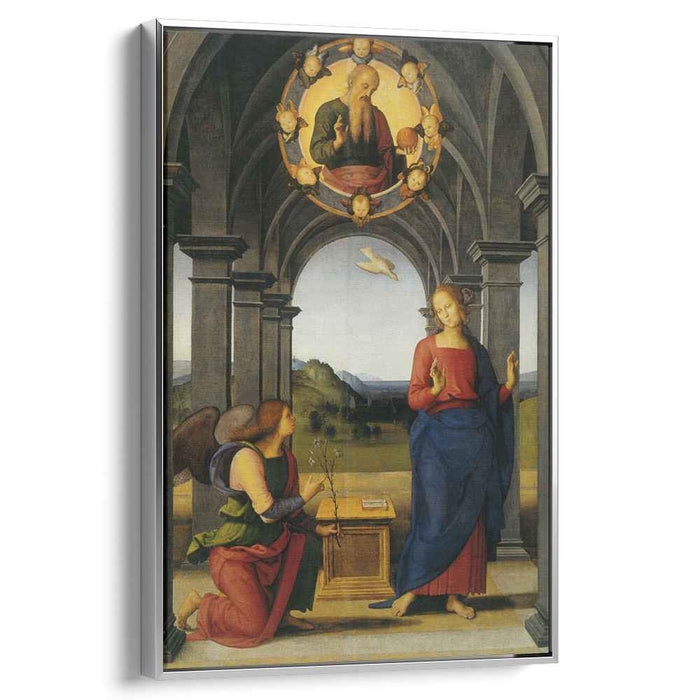 The Annunciation of Mary (1489) by Pietro Perugino