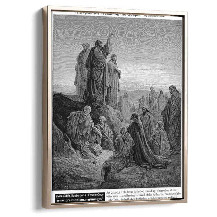 The Apostles Preaching The Gospel by Gustave Dore