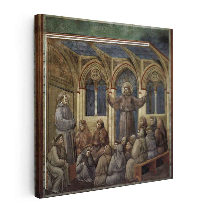 The Apparition at the Chapter House at Arles (1300) by Giotto
