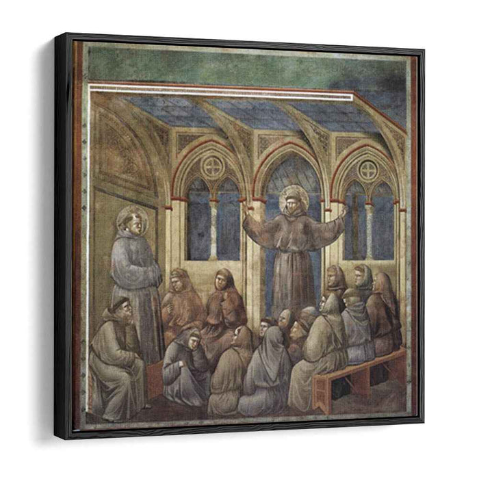 The Apparition at the Chapter House at Arles (1300) by Giotto