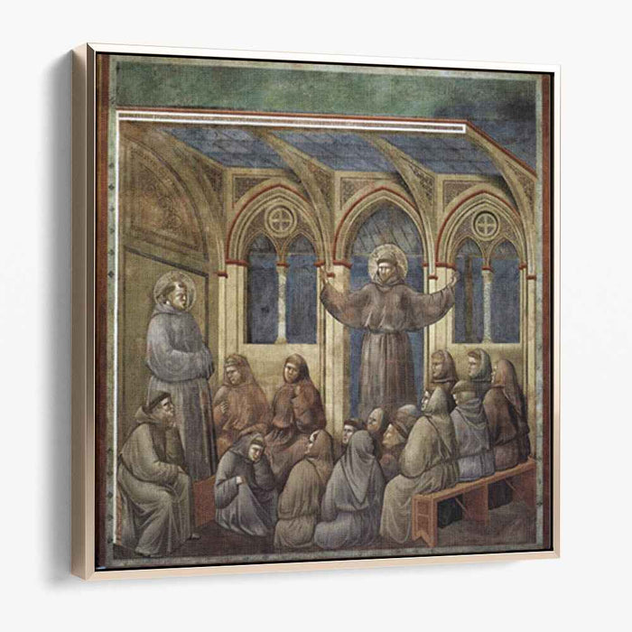 The Apparition at the Chapter House at Arles (1300) by Giotto