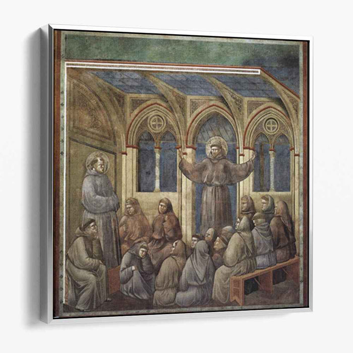 The Apparition at the Chapter House at Arles (1300) by Giotto