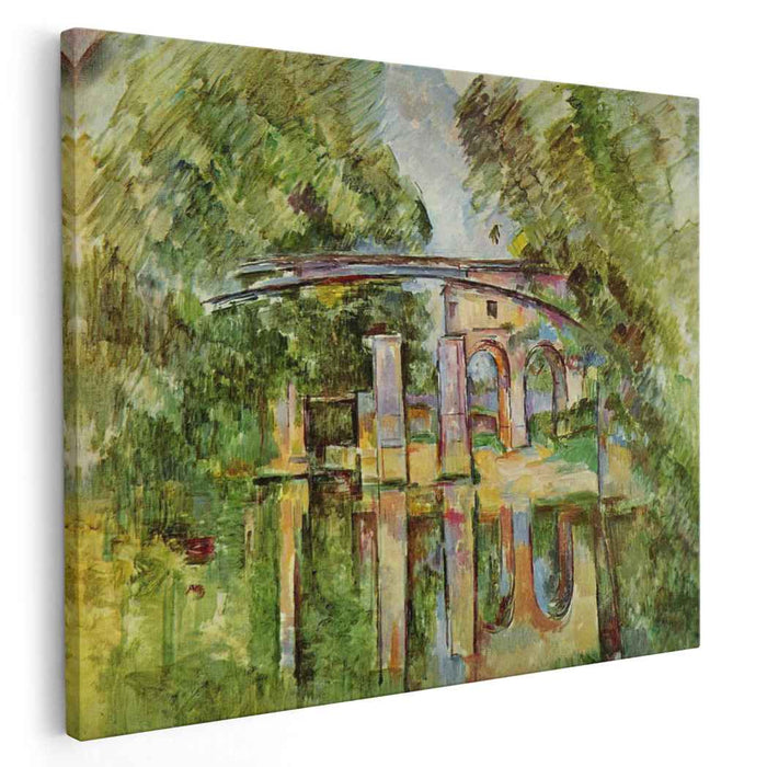 The Aqueduct and Lock (1890) by Paul Cezanne