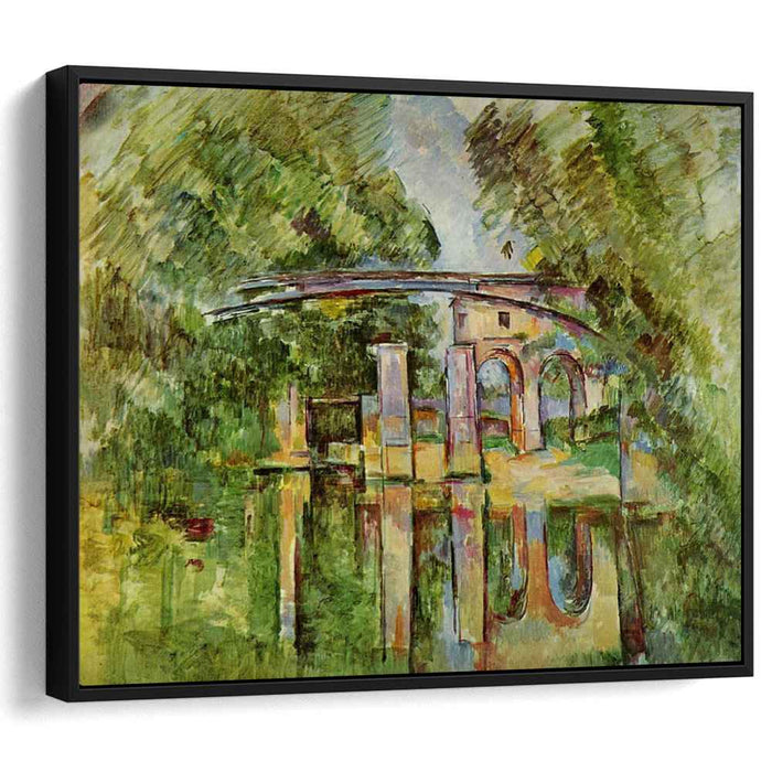 The Aqueduct and Lock (1890) by Paul Cezanne