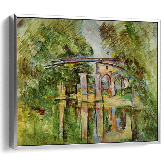 The Aqueduct and Lock (1890) by Paul Cezanne